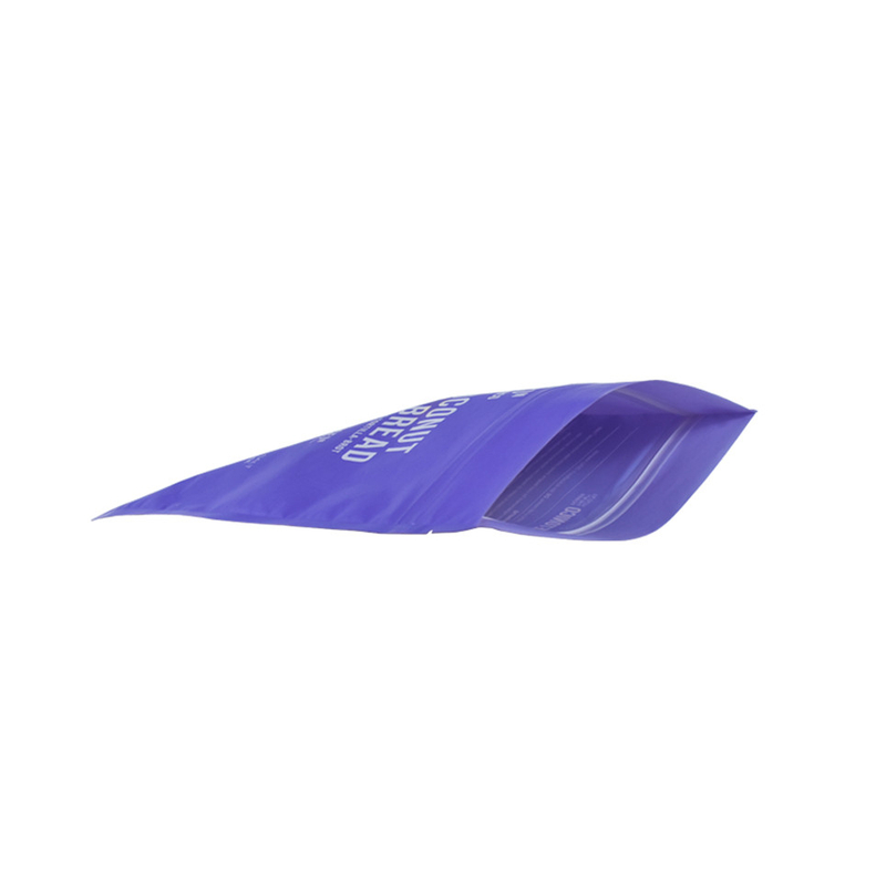 Eco Quad Seal Bag For Snack Packaging Paper Ziplock Bags