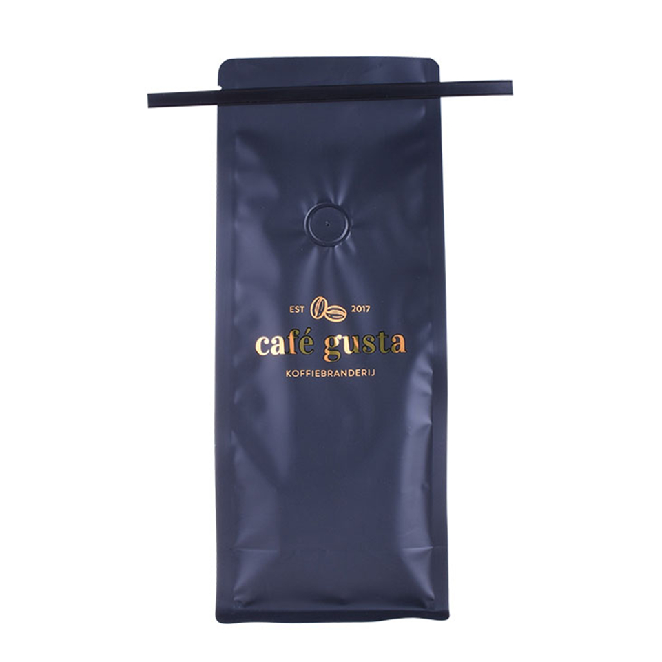 Colorful Printing Aluminium Foil Poly Bag Zipper Pouch For Coffee Packaging 