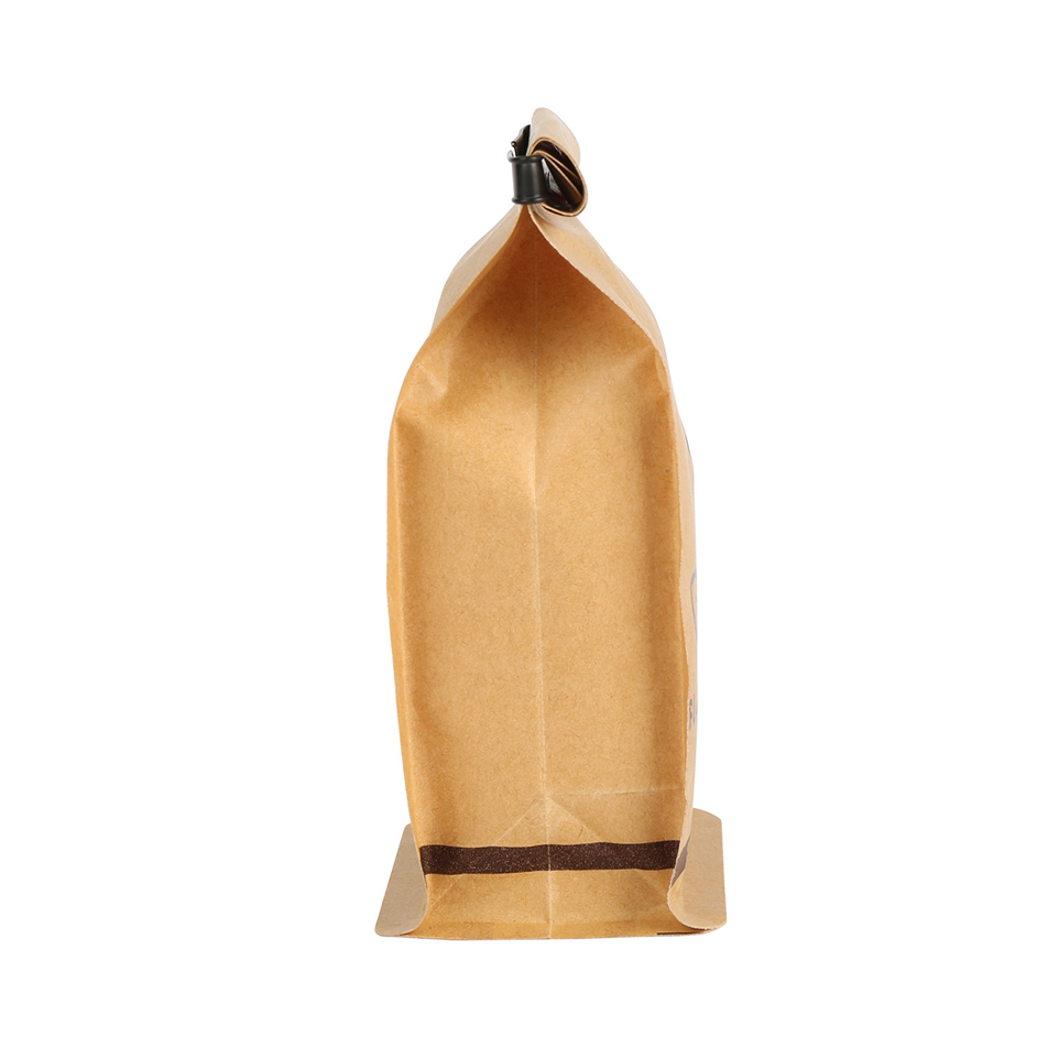 Custom Made Eco Friendly Small Plastic Zipper Sealing Coffee Bags 