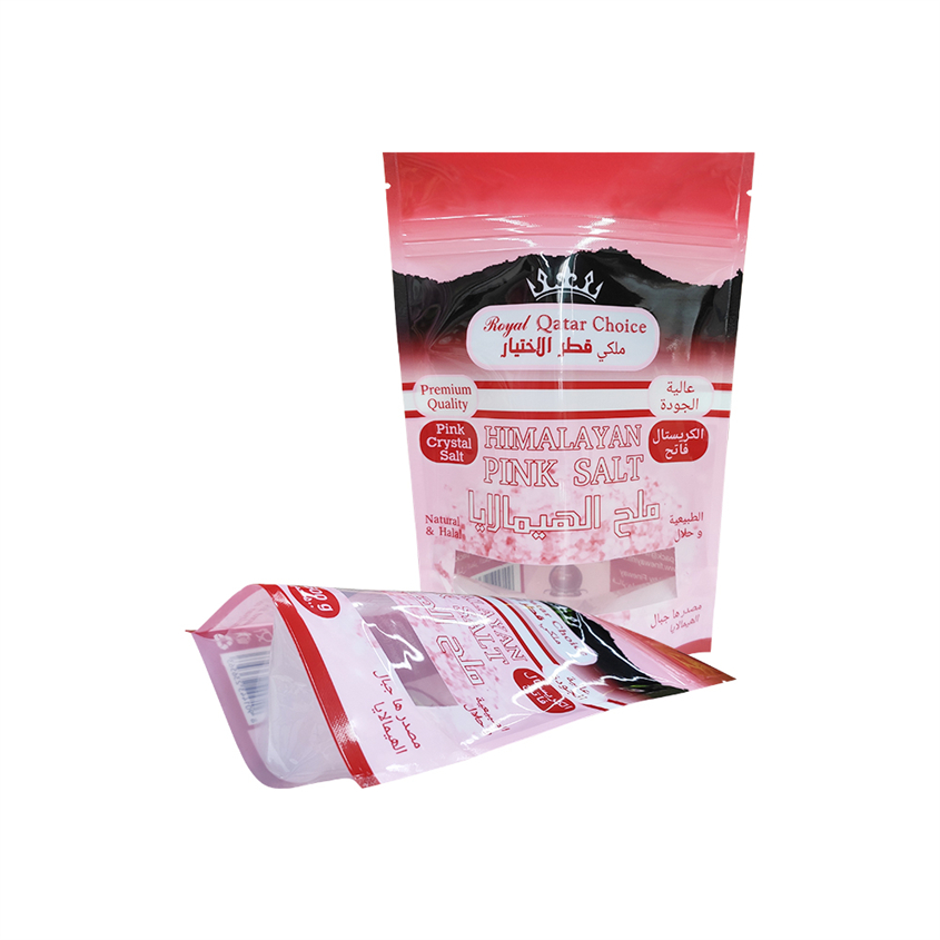 Sustainable Food Grade Stand Up Round Bottom Bag for Edible Salt