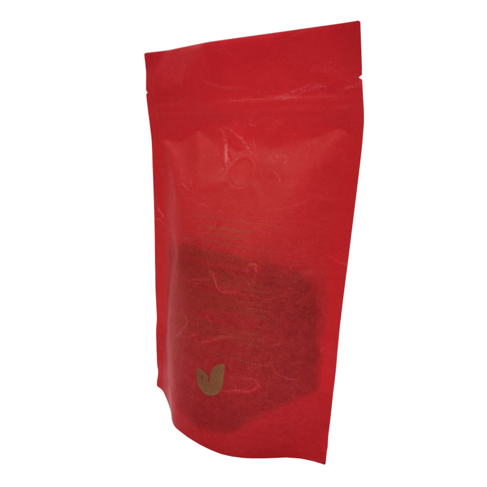 Recycled Full Gloss Finish Quad Seal Pocket Zip Masala Packing Pouch