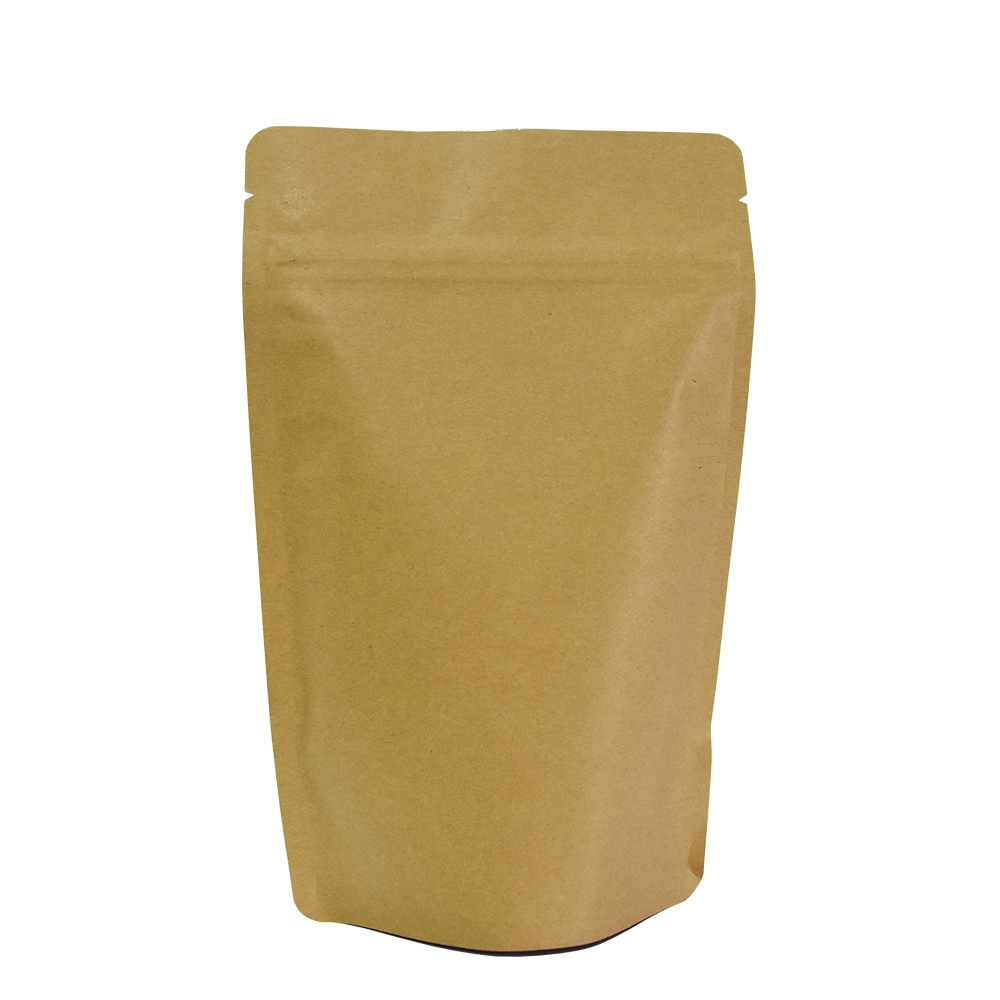 Stand Up Colorful Clear Window Seasonging Bag Kraft Paper