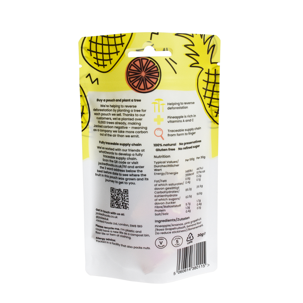 Customized Design Resealable Dry Fruits Packing Pouches in Delhi