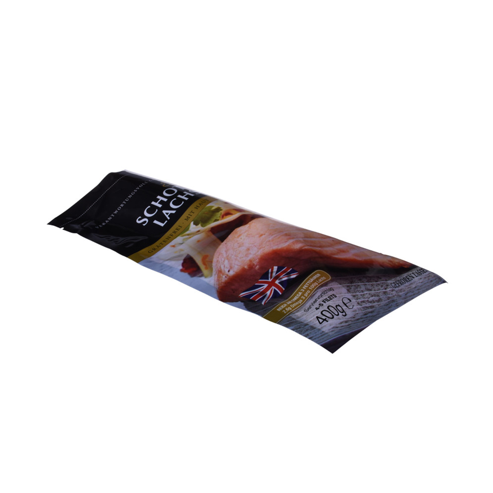 Customized Logo Rip Zip Snack In Bulk Paper Pouches Packaging