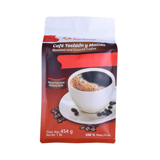 Biodegradable Full Color Printing Customized Coffee Bean Packaging Bag