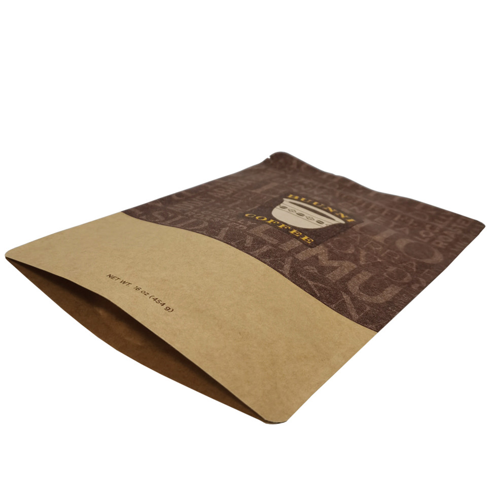 Flexible aluminium foil box pouch specialty coffee packaging