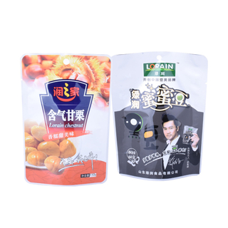 Nóng dập ẩm U Bottom Seal Tea Tea Túi Túi Túi Túi khóa khóa kéo