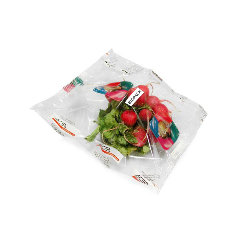 Bolsa de embalagem vegetal biodegradável reutilizável