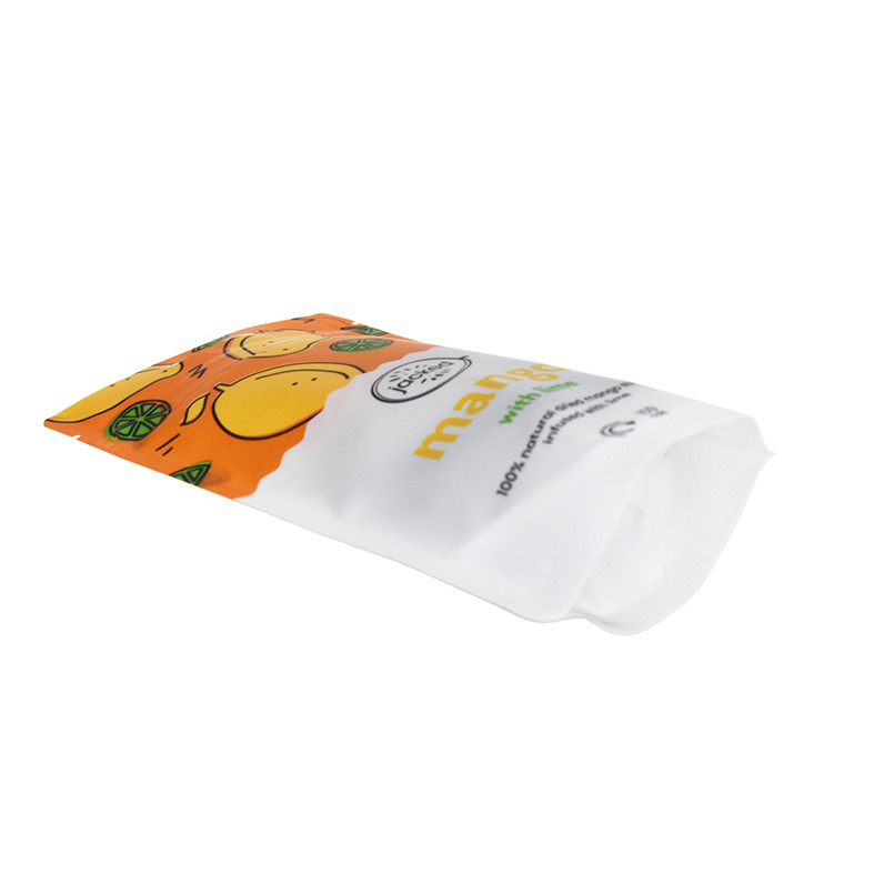 100% Recyclable Food Packaging PCR Recycled for Dired Fruit Bag with Resealable Zipper