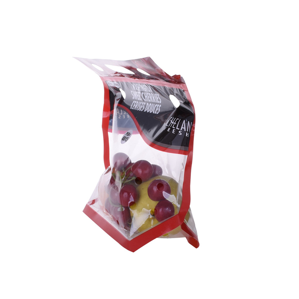 Zip Lock Custom Logo High Quality Window Fruits And Vegetable Bag