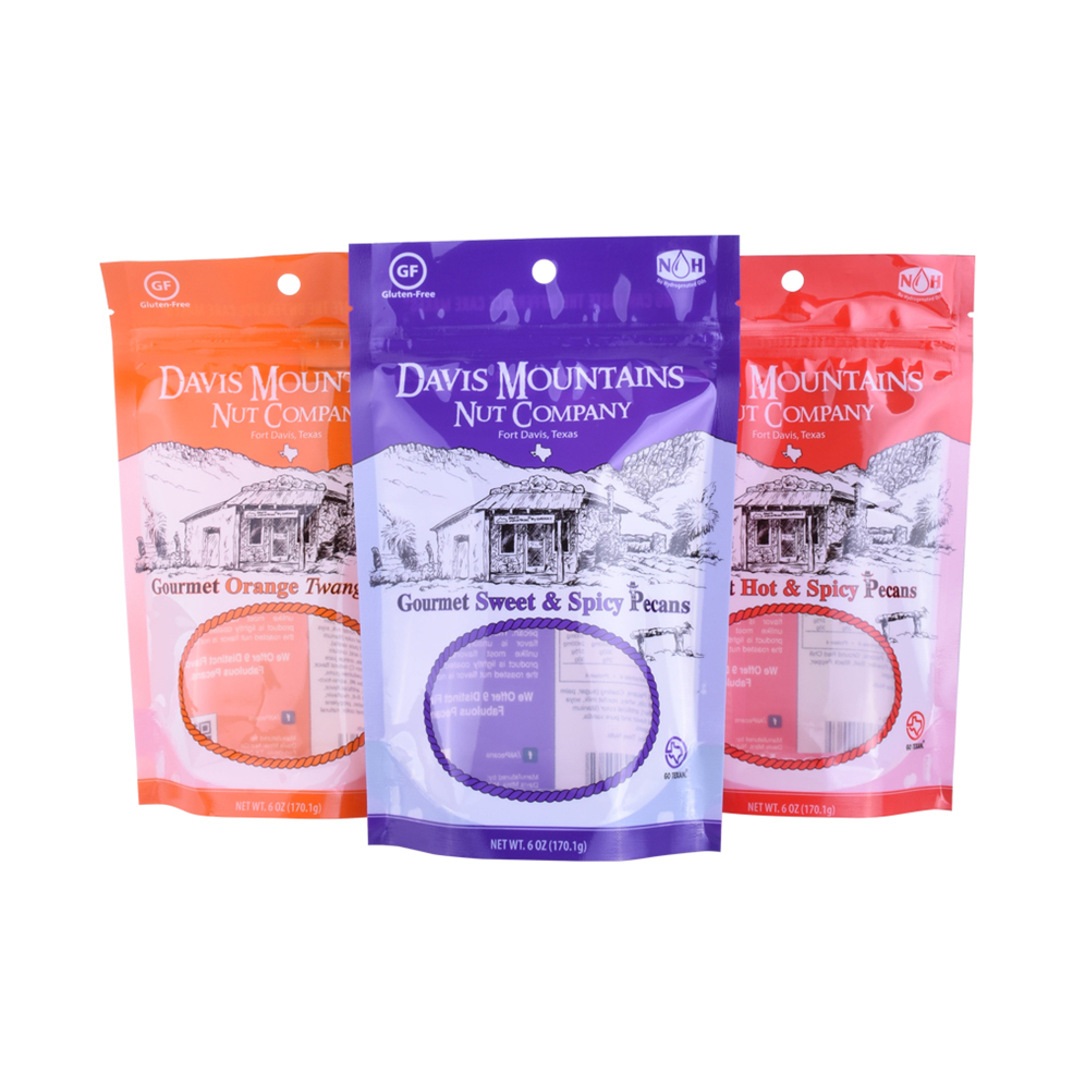 Gravure Printing Colorful Rough Matte Dry Fruits Bag