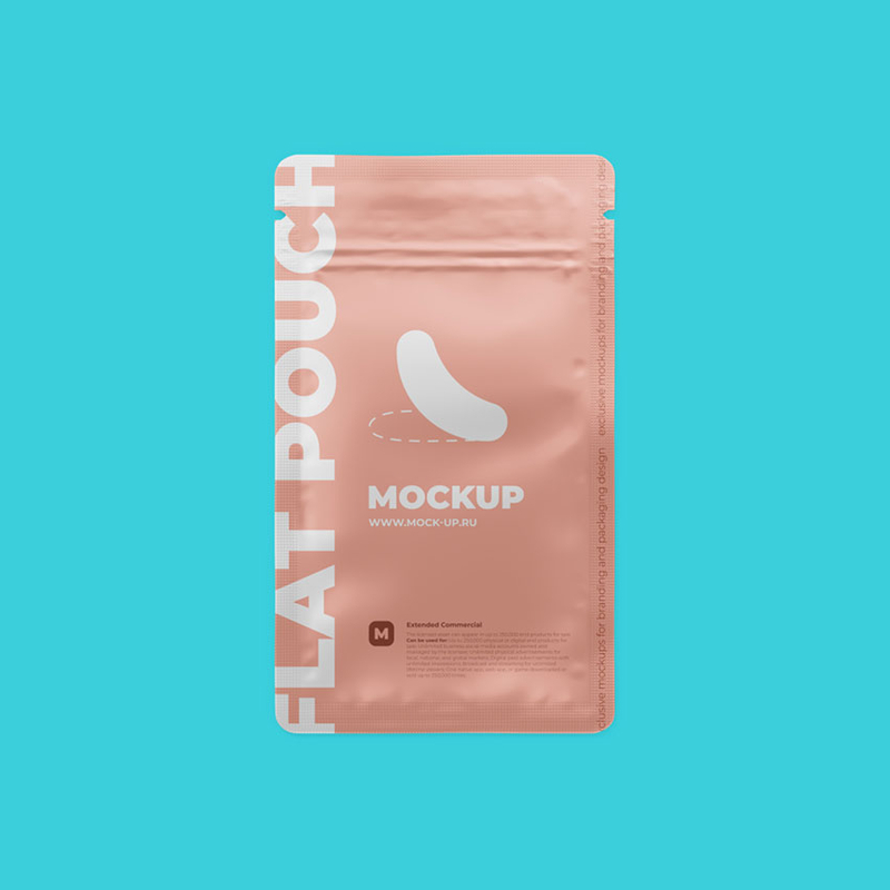 Öko -biologisch abbaubare Kunststoffverpackung Stand -up -Probenbeutel für Kosmetik