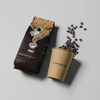 Spot UV Logo Printing Recyclable Roasted Coffee Packaging Wholesale
