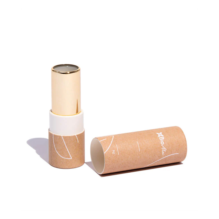 Recyclable Mini Rounded Cardboard Paper Lipstick Tubes for Cosmetics