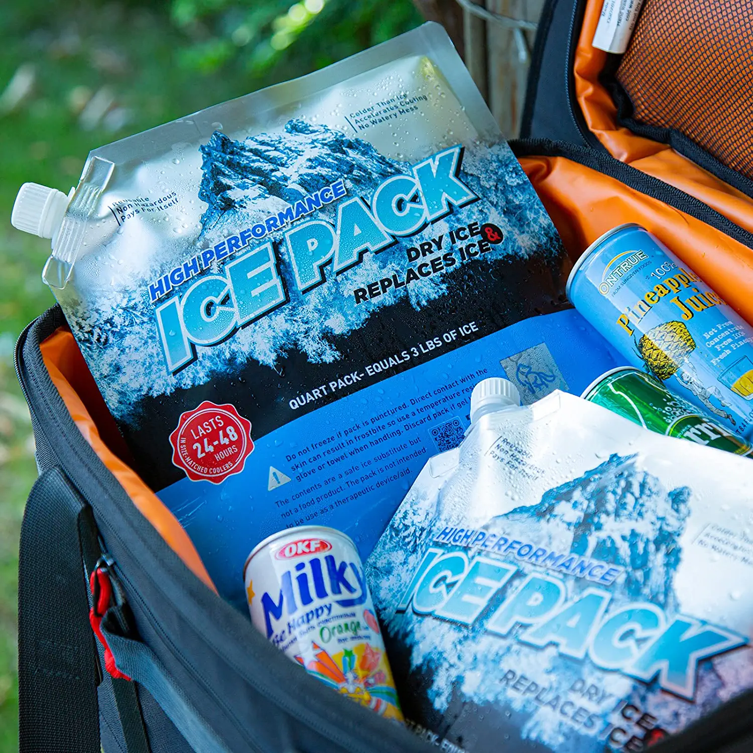 packs de glace plus frais