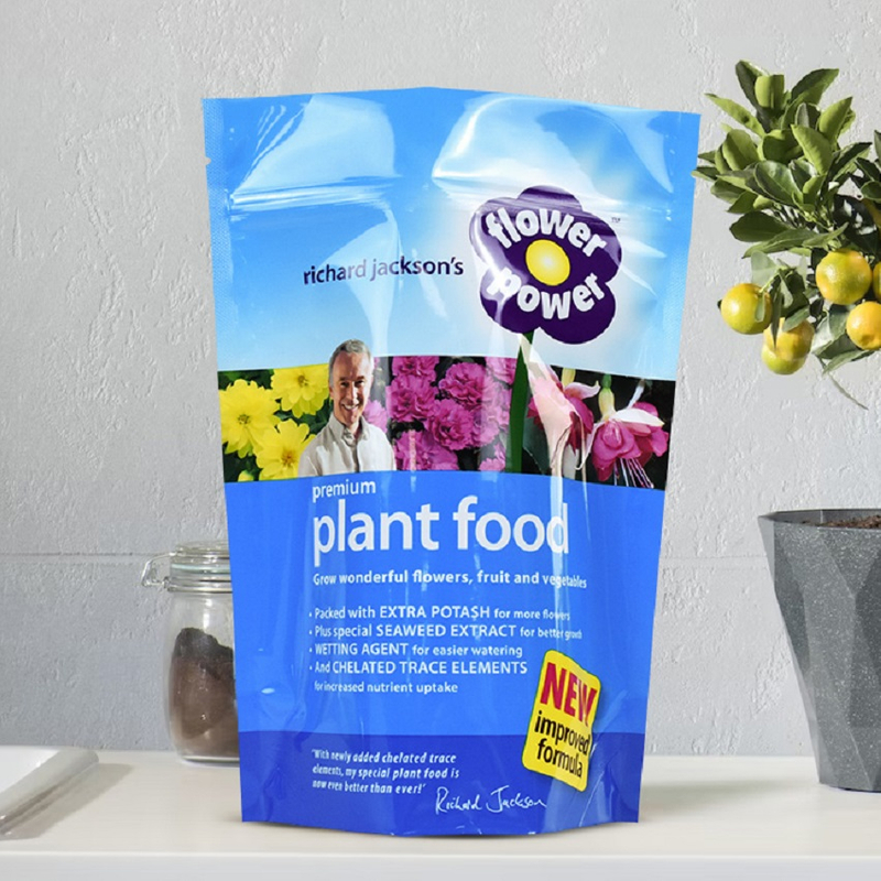 Custom Moisture-proof Ziplock Stand Up Biodegradable Seed Packaging