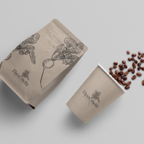 OEM Customizable Quad Seal Flat Bottom Paper 1 Lb Coffee Bags with Valve