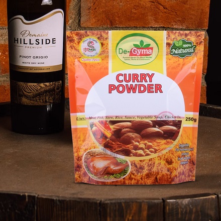 Sac en poudre de sauce au curry