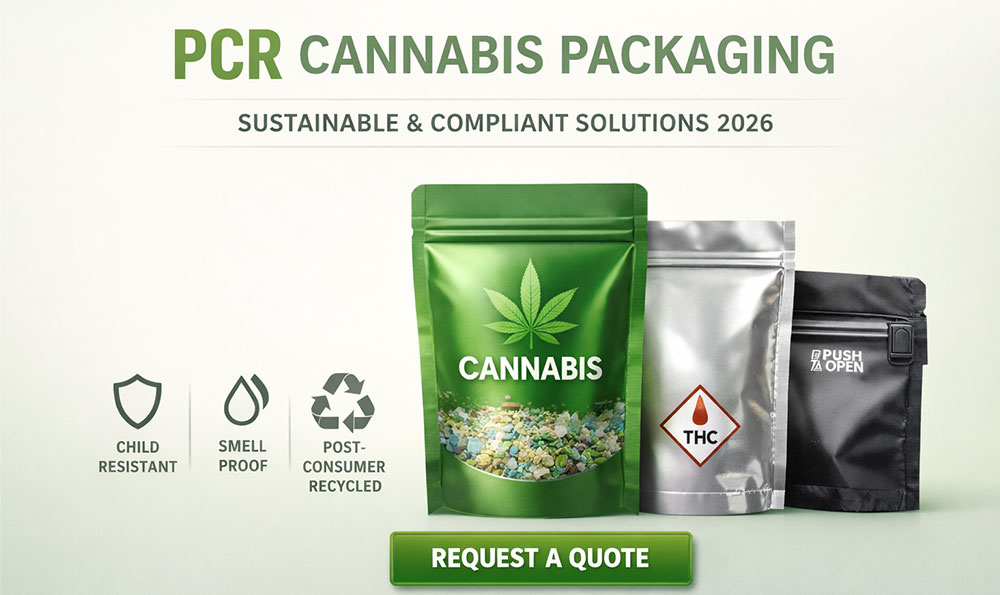 PCR cannabis packaging