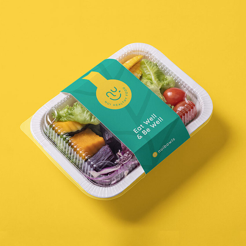 Clear Biodegradable Plastic Blister Packaging Fruit Vegetable Salad Box