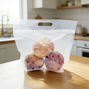 Custom Resealable Zipper Compostable Fruit Bags