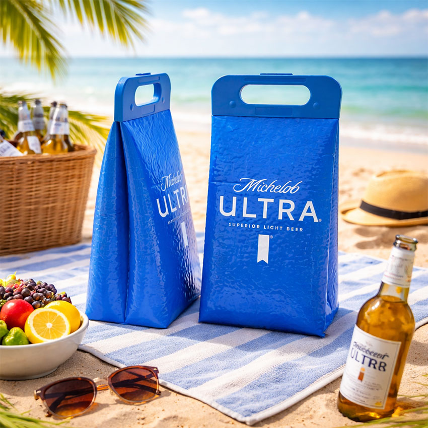 Insulated Cooler Tote Bag for Beer Bottle Packing