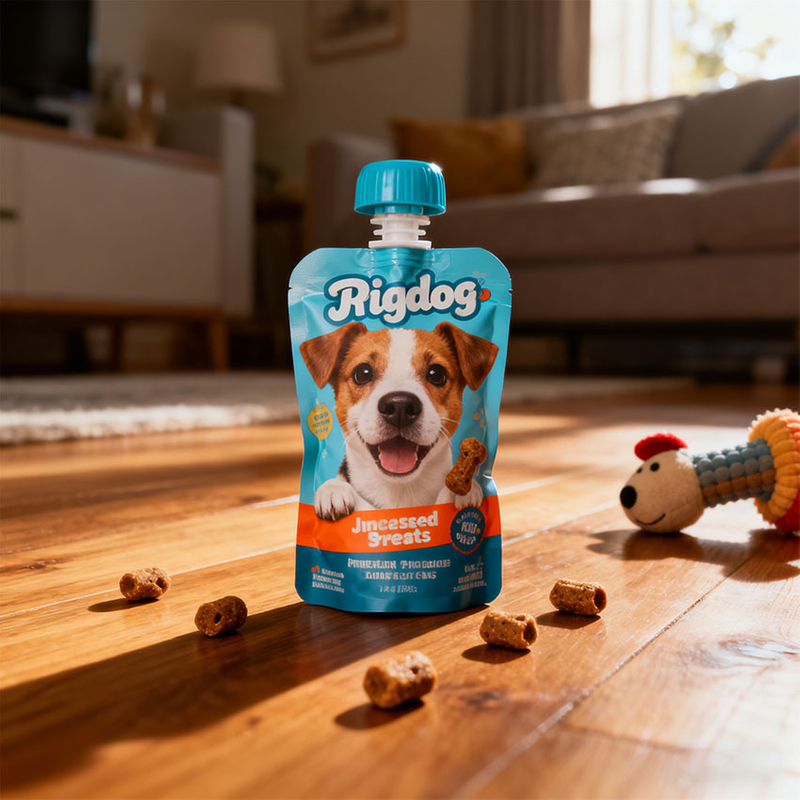 Recycalble Dog Treat Squeeze Pouch Wholesale