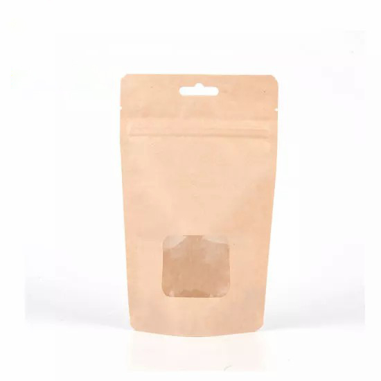 Custom Printing Round Bottom Coffee Bean Biodegradable Packaging Bags Stand up Pouches with Ziplock and Window