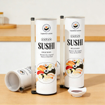 Personalized Restaurant Sushi Pop Container