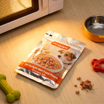 Flexible Microwavable Retort Pouches for Pet Food Meals