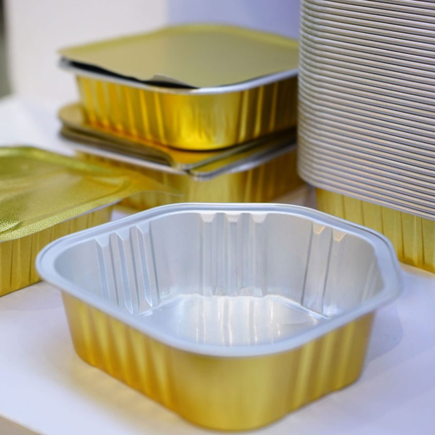 Custom Size Aluminum Foil Food Containers for Dog Food