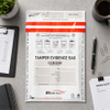 Tamper Proof Security Evidence Bags