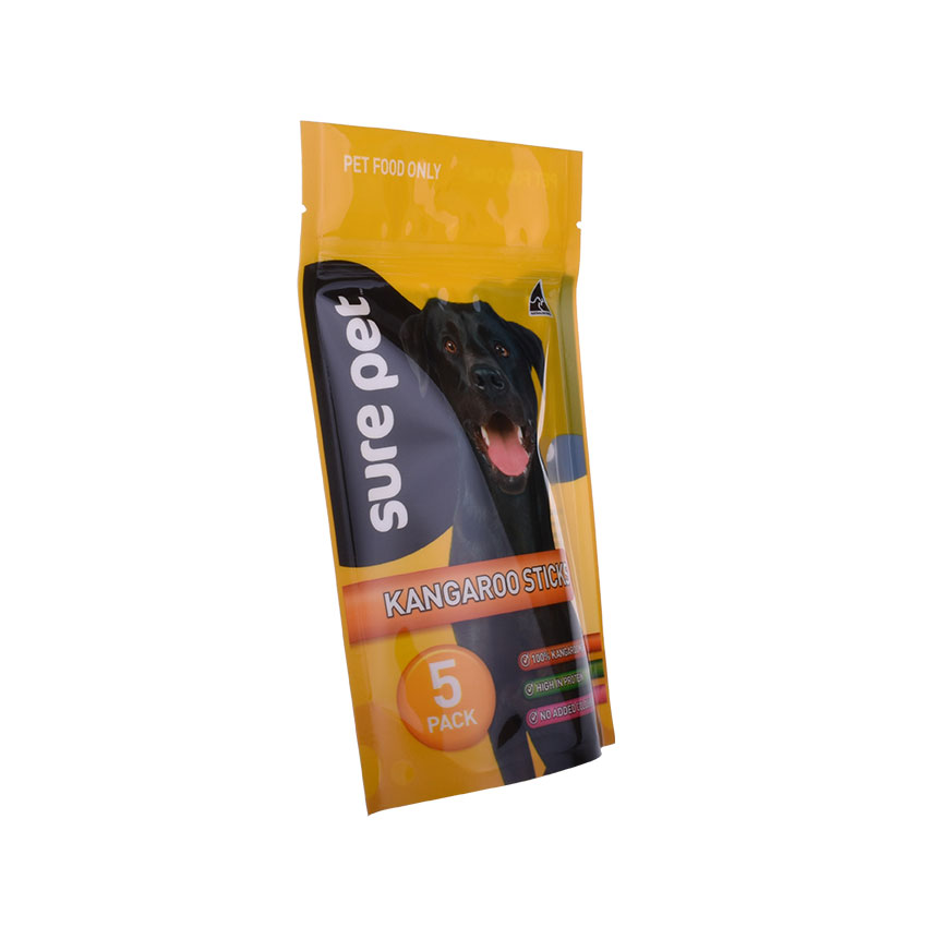 Ziplock stand Up Pouch 300g 500g 500g 1kg สุนัขแมวสัตว์เลี้ยงบรรจุภัณฑ์อาหารสัตว์เลี้ยง