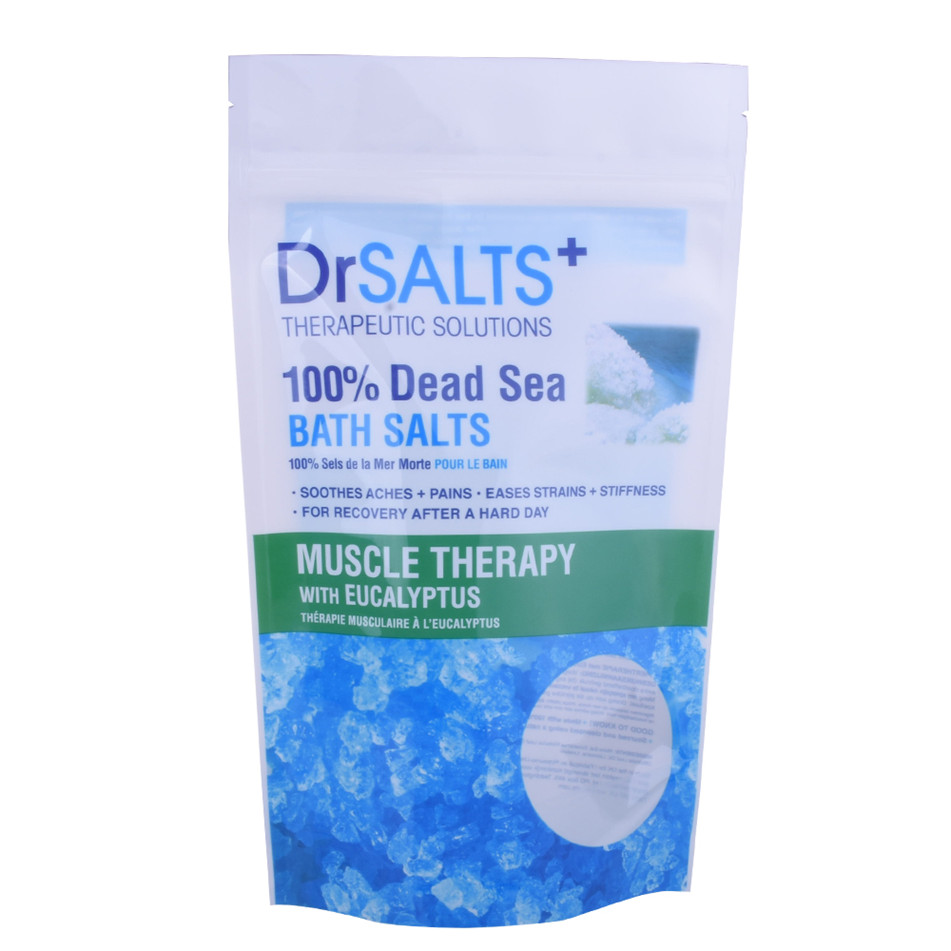 Bodycare Cosmetic White Recycle Plastic Water Proof Bath Salt Packing