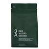 12 Oz Compostable Box Bottom Coffee Packaging Paper Top Zip Lock Bags
