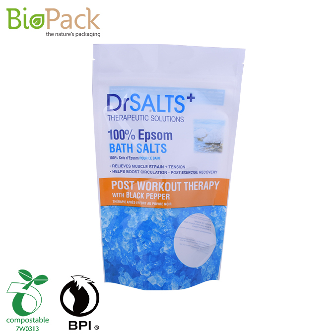 Biodegradble recycled Biodegble stand Up Pouch Pacakging ถุงเกลือในประเทศจีนในประเทศจีน