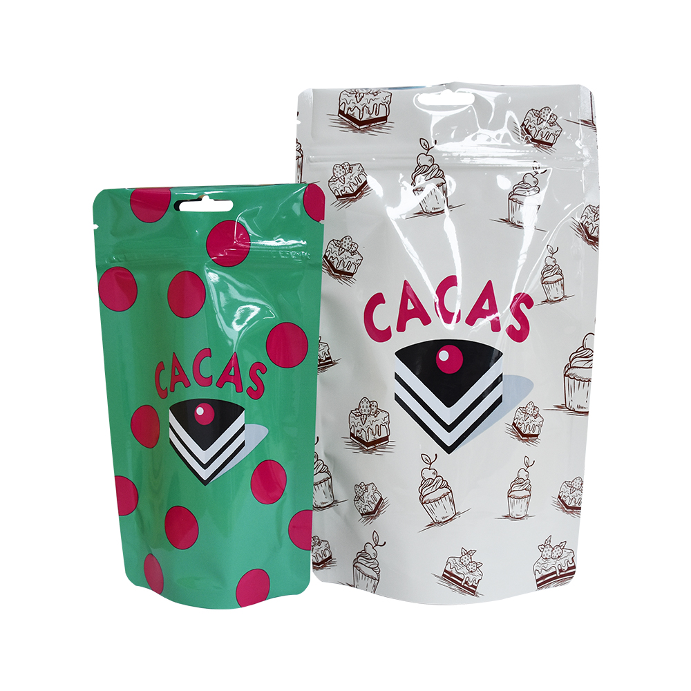 Low Price Food Grade Packaging Bags 100% Compostable Biodegradable Stand Up Pouch for Cakes