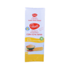 Food Contact Paper Side Gusset Pouch Flour Sealable Packaging 1lb Natural Kraft Printing Custom Powder Storage Bag