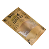 Compostable Small Resealable Zip Lock Plastic Free Bags For Pet Food