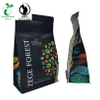 Custom matt printing wholesale decompose cornstarch bag for coffee packing with zipper and valve from China