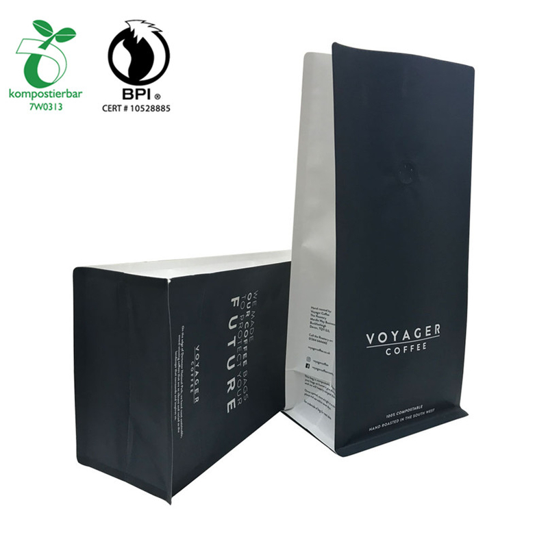 รีไซเคิลได้ที่เป็นมิตรกับสิ่งแวดล้อมพิมพ์กระดาษสีขาวคราฟท์และถุงบรรจุข้าวโพดจากจีน