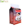 Flat Bottom Coffee Pouch with Zipper and Valve