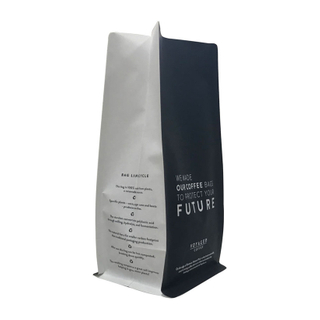 Plastic Zip Lock Completely&nbsp;Compostable Easy To Compost Coating Matt Microwave Popcorn Packaging