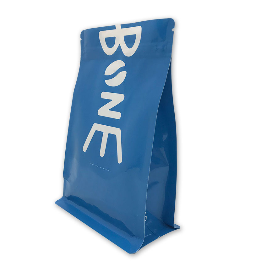 Eco Friendly Custom Made Box Bottom Compostable Food Vesker med matt finish