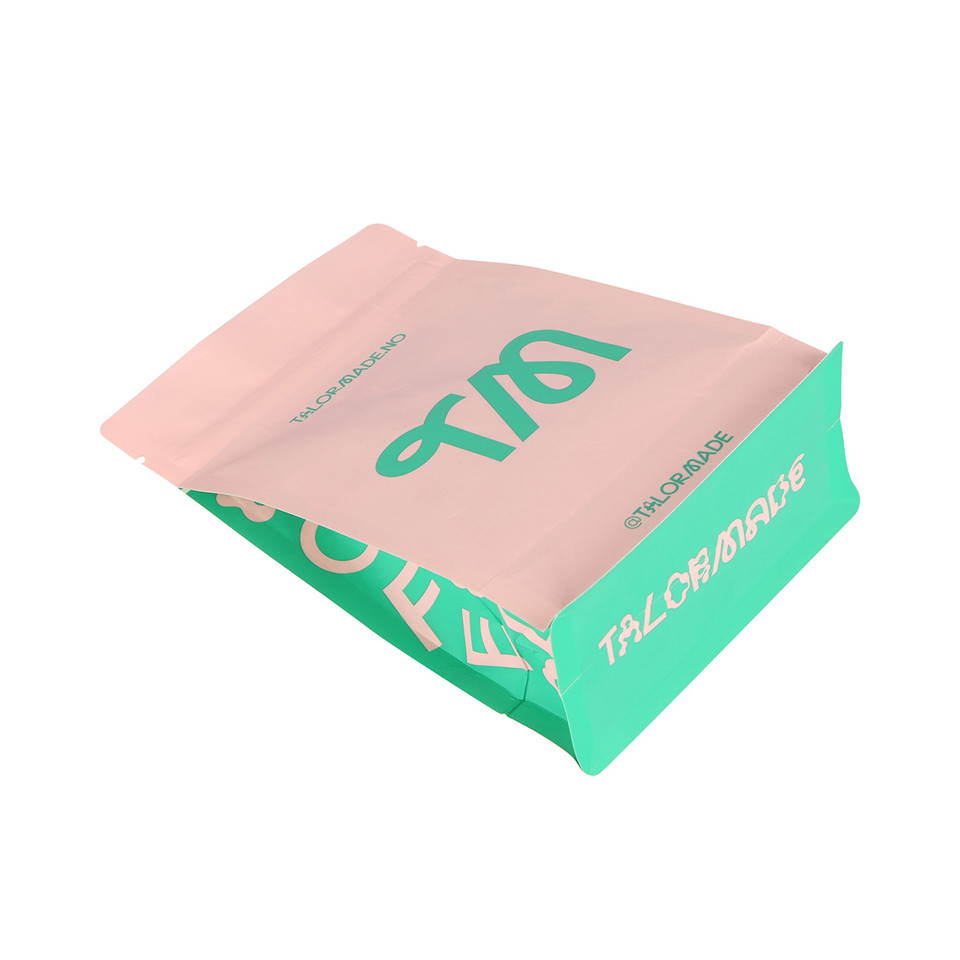 Customized Logo Flat Bottom Transparent Zip Lock Bag with Tear Notch Manufacturers