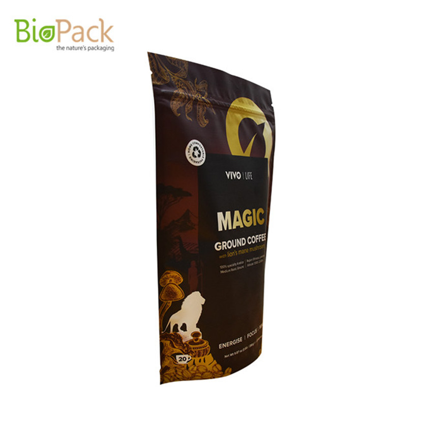 Foil Heat Sealed Peanut Small Paper Pouches Chocolate Packaging