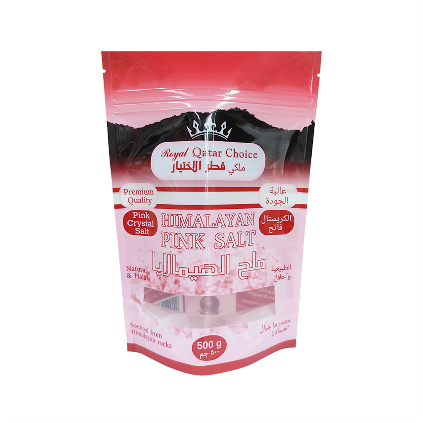 Sustainable Food Grade Stand Up Round Bottom Bag for Edible Salt
