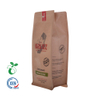 Food Grade Customized Food Ziplock Renewable Flat Bottom Gusset Bag