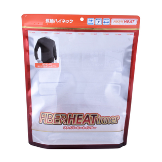 Biodegradable Stand Up Pouch Eco-Friendly Garment Zipper Clothing Bag