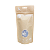 Compostable Biodegradable Glossy Finish Wholesale Zipper Pouches for Beans Nuts